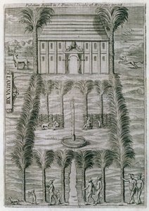The Governors Palace on the Island of Dominica by Spanish School